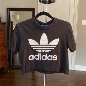 ADIDAS OG Logo Cropped T-shirt